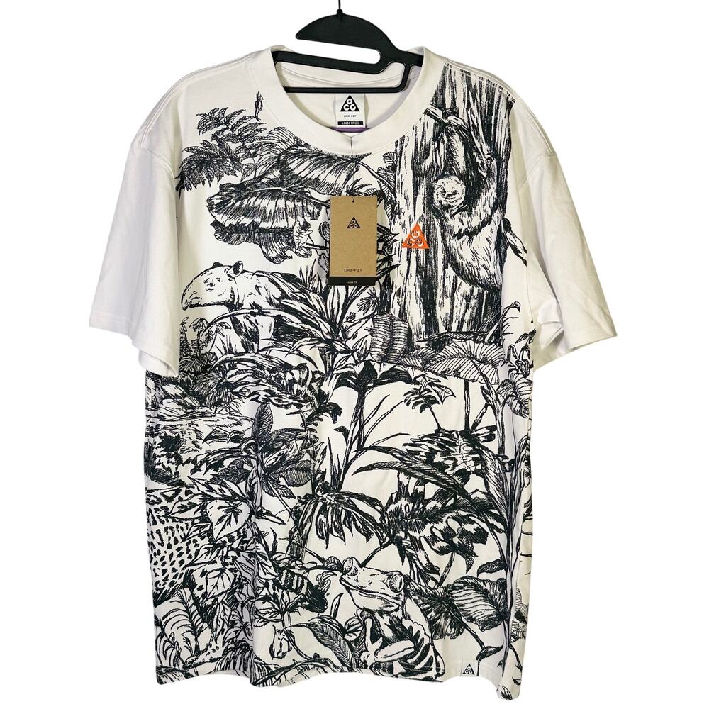Nike ACG Men’s Jungle Animal Graphic Dri-FIT T-Shirt Small NWT - Picture 3 of 9